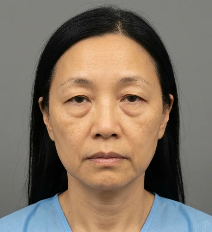 Ober- und Unterlid vorher